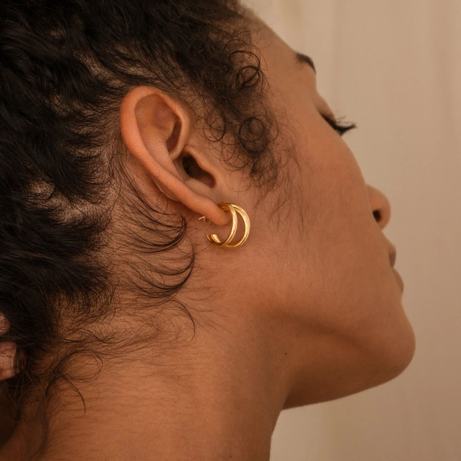 Aros Jenna Triple Hoops