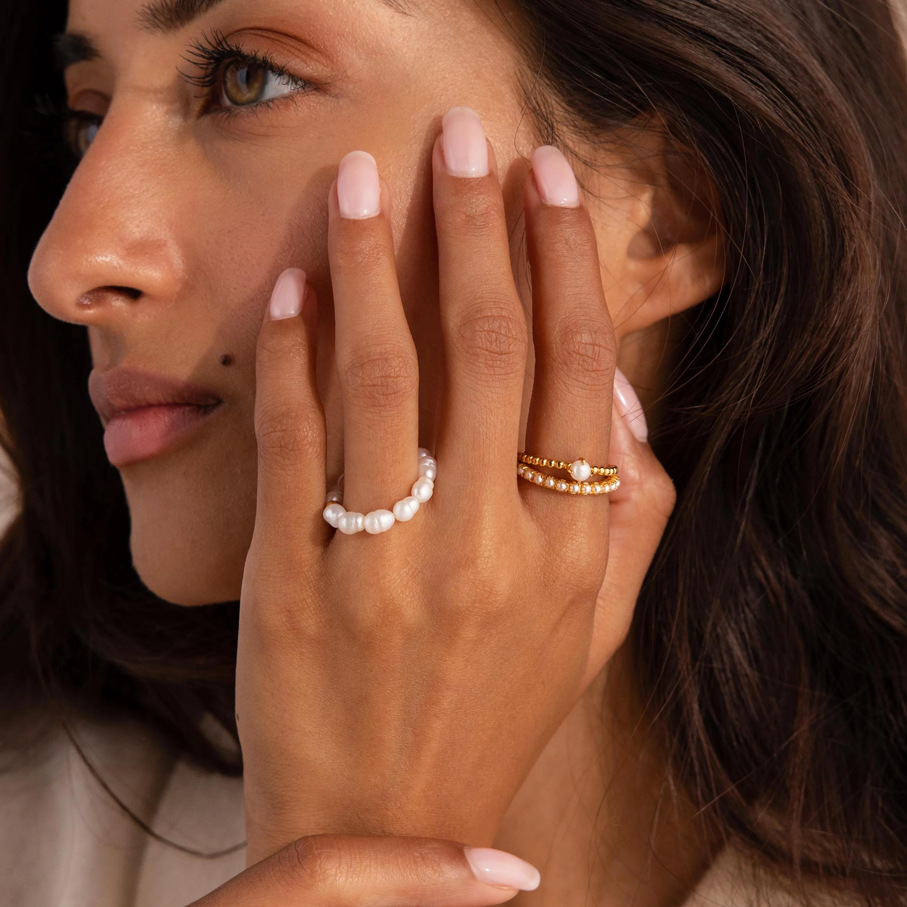 Anillo Pearl Duo