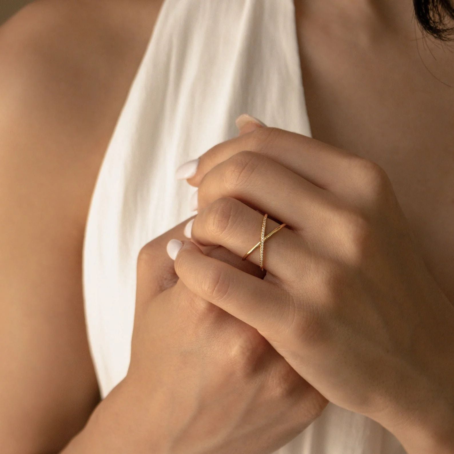 Anillo Pavé X