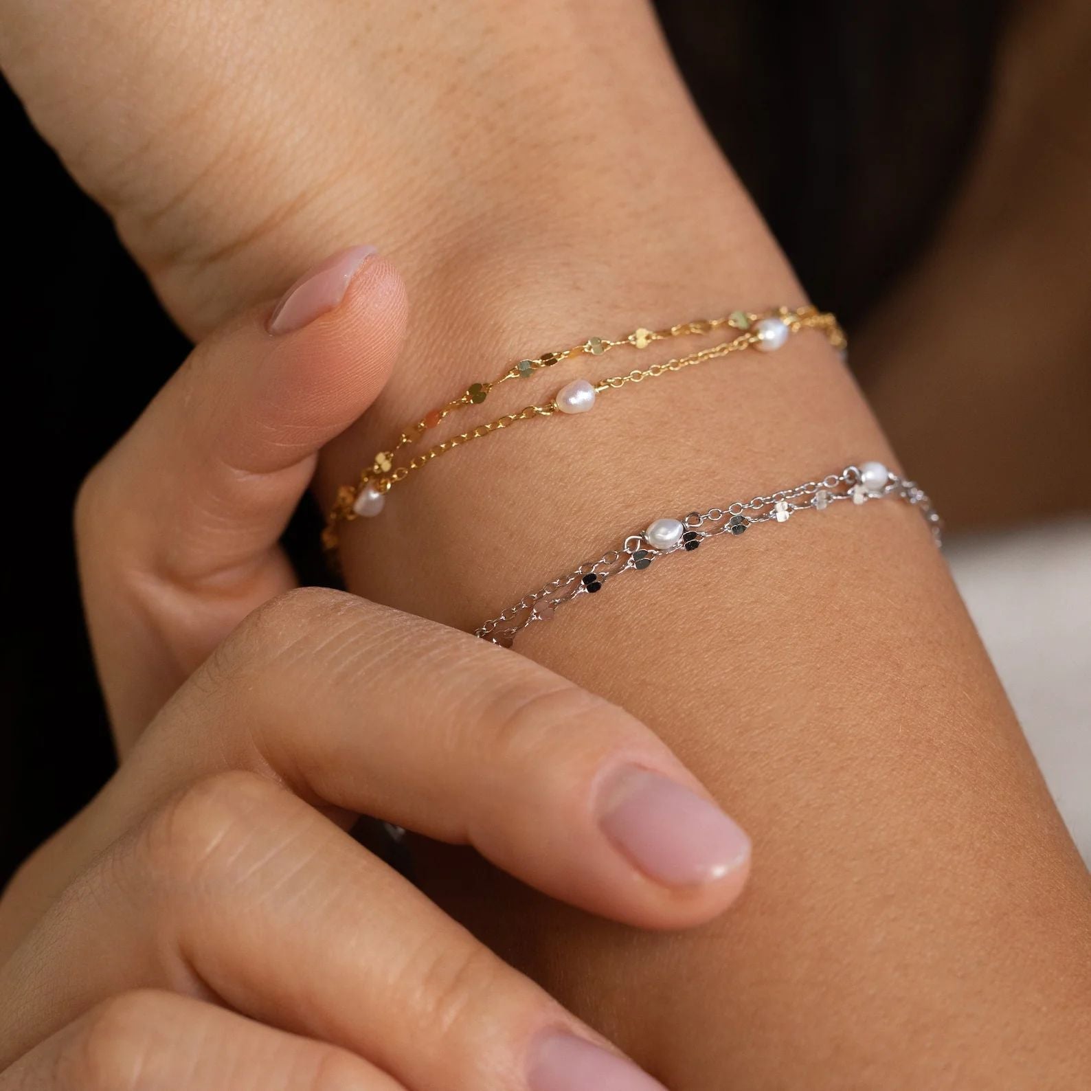 Pulsera Magnolia Pearl Wrap