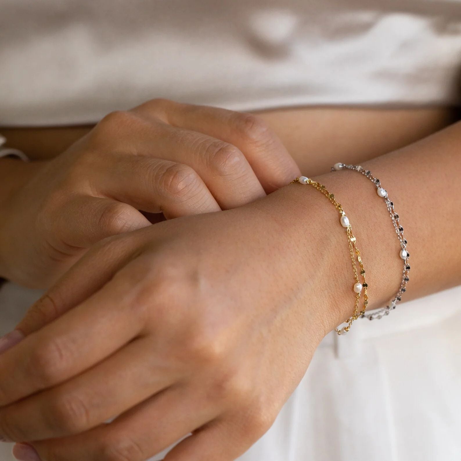 Pulsera Magnolia Pearl Wrap