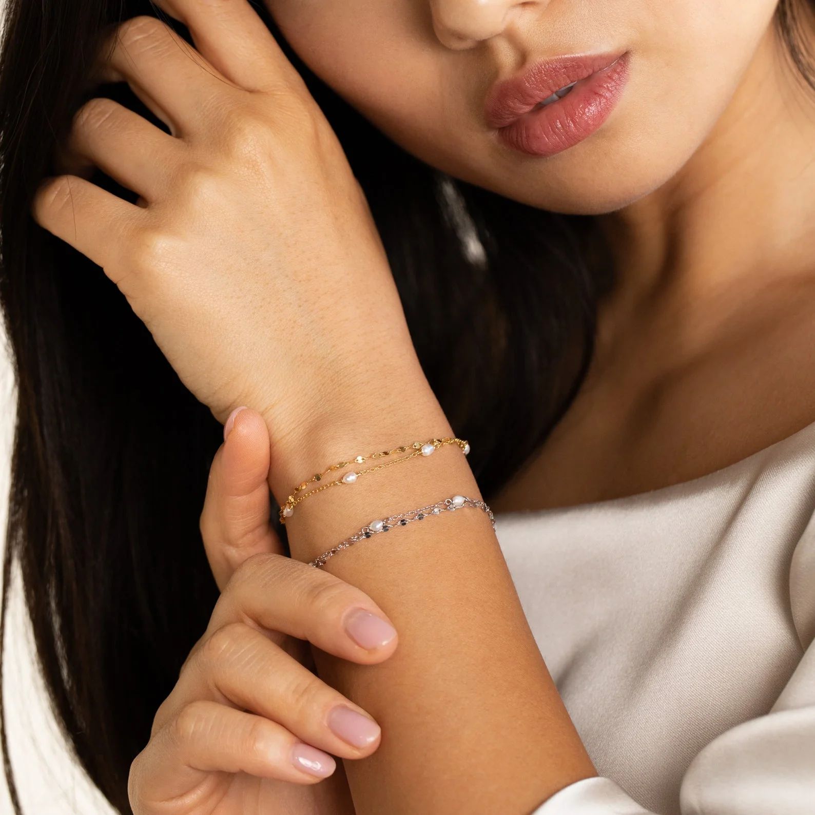 Pulsera Magnolia Pearl Wrap