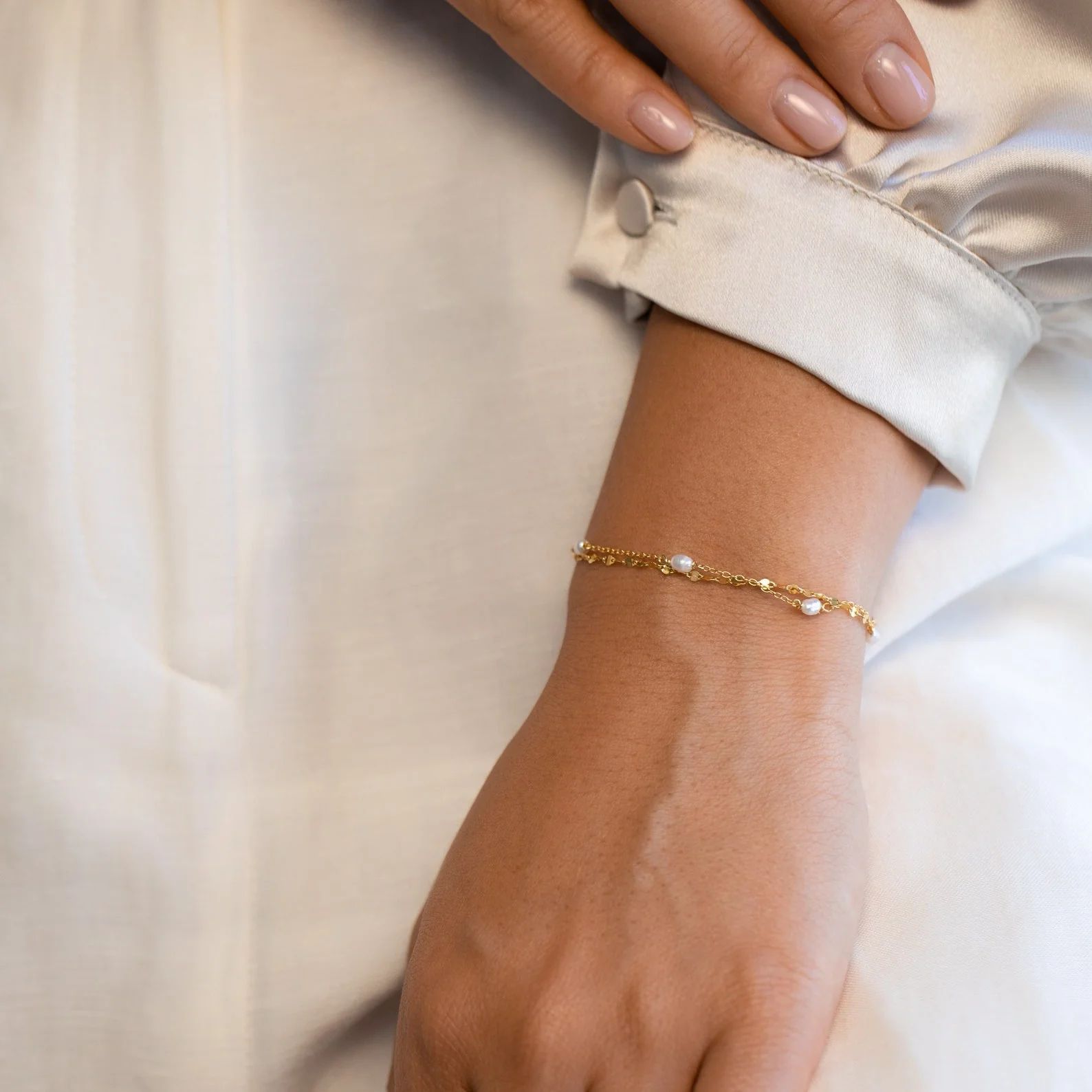 Pulsera Magnolia Pearl Wrap