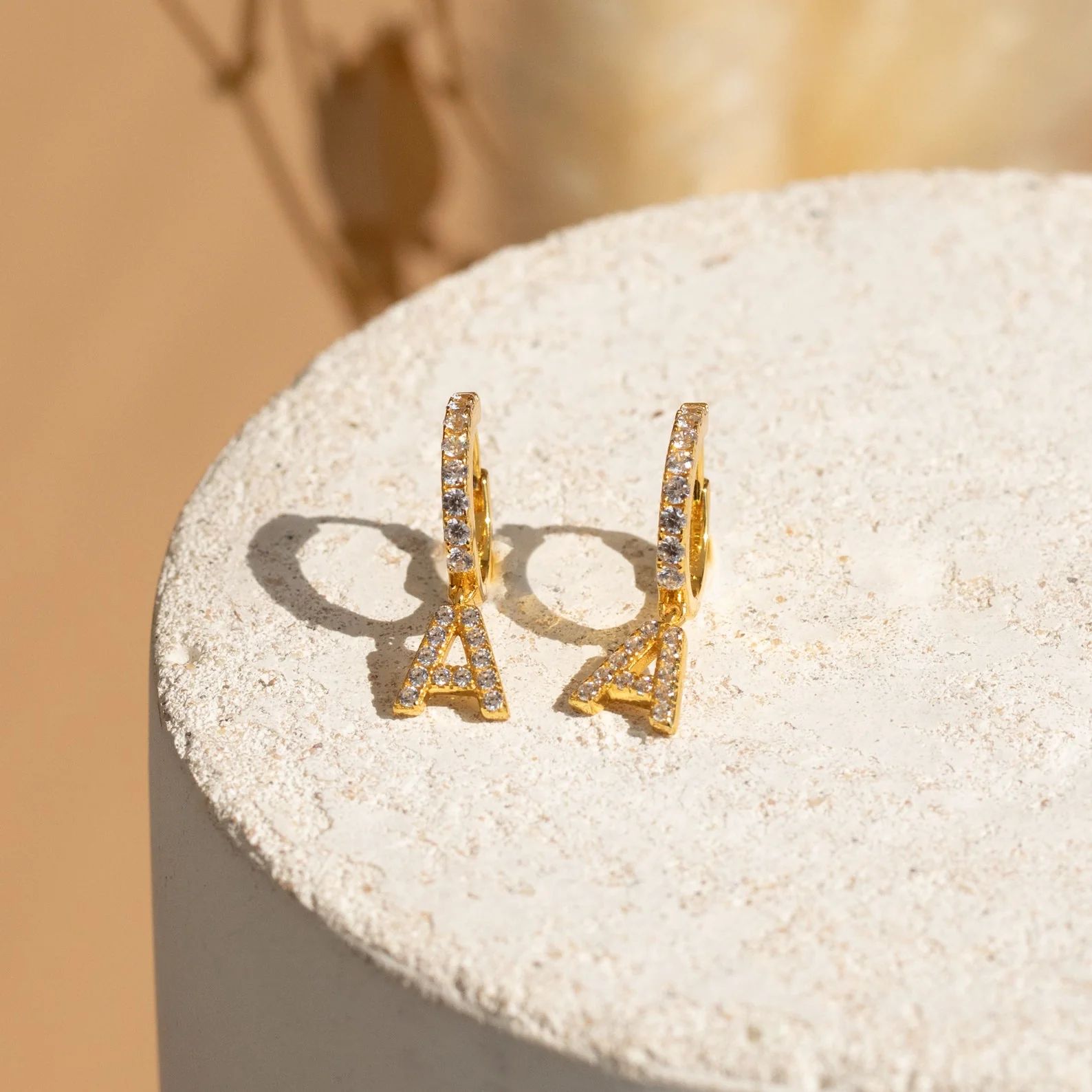 Aros con Inicial y Brillo