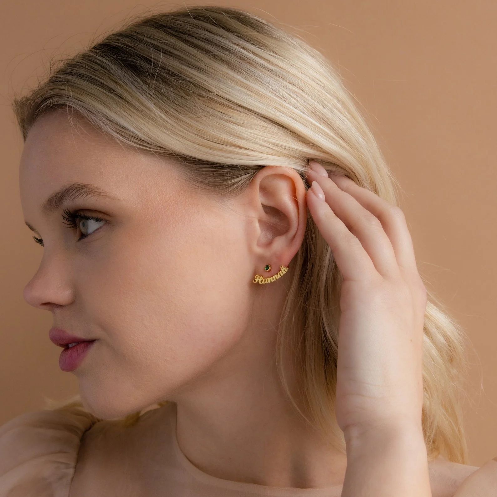 Pendientes London Glow Name