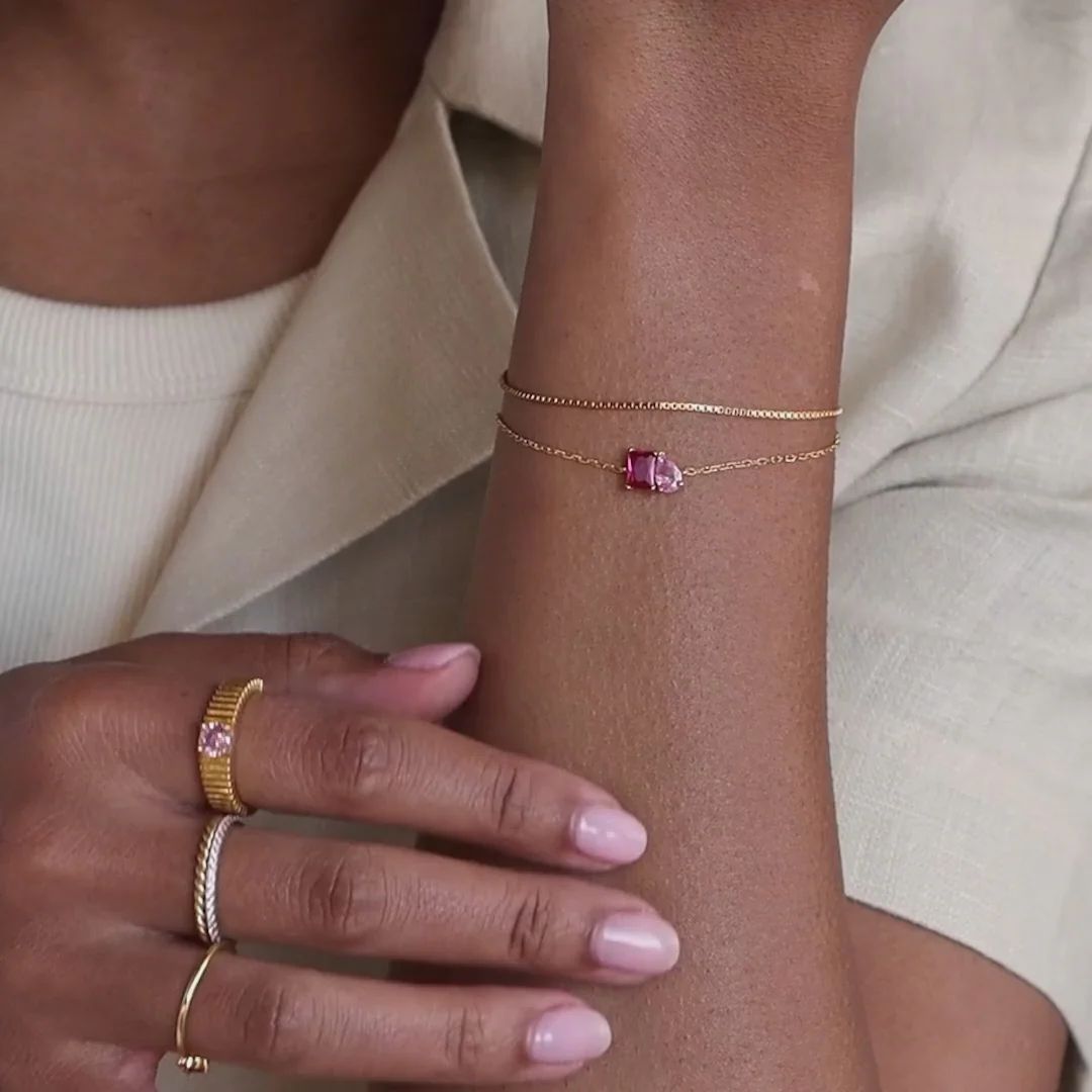 Pulsera Toi et Moi Birthstone