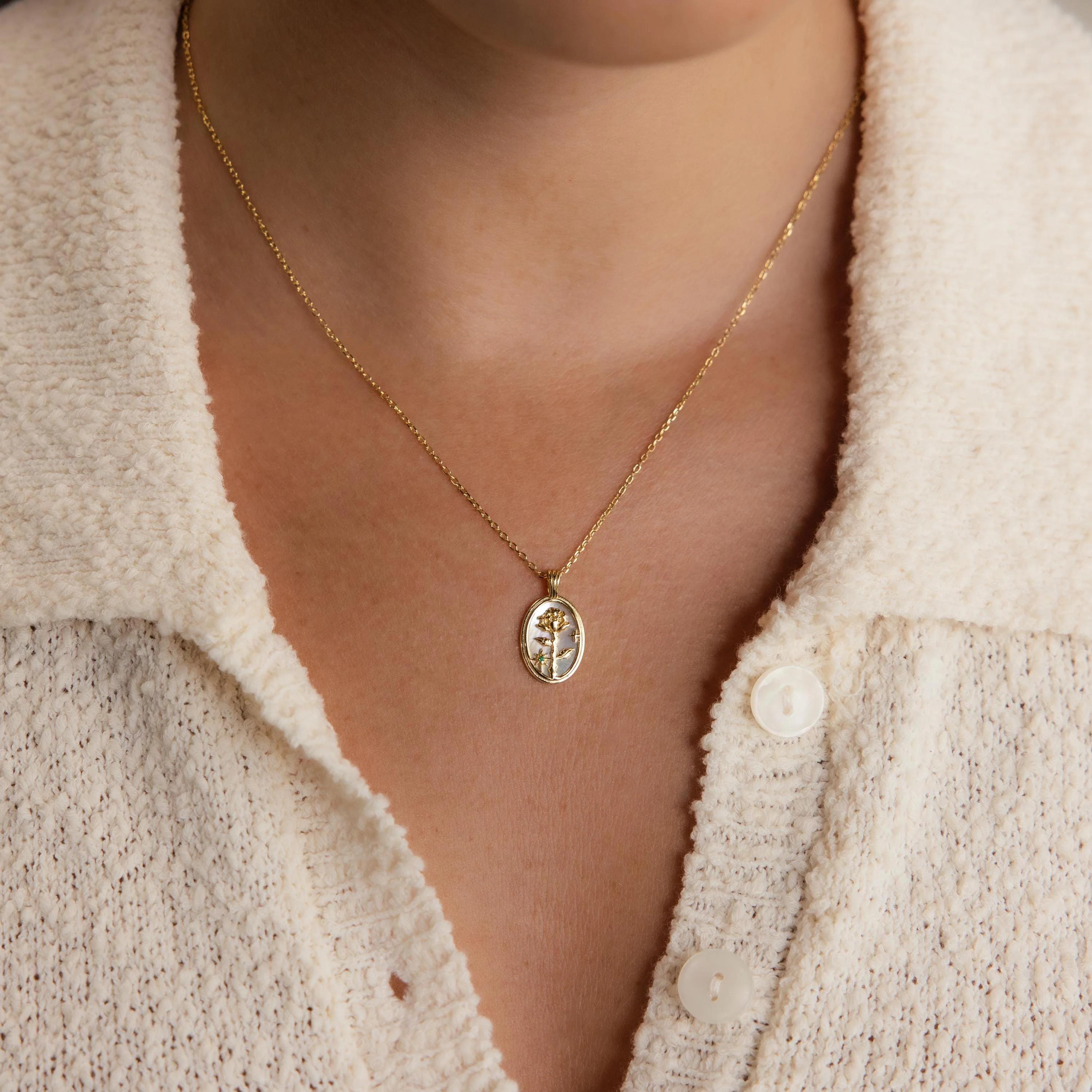 Collar Pearl BirthFlower