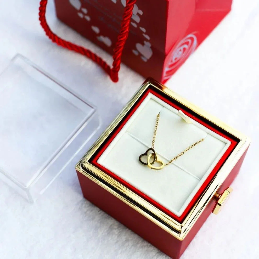 SPIN OF LOVE COLLAR CORAZONES ENTRELAZADOS®