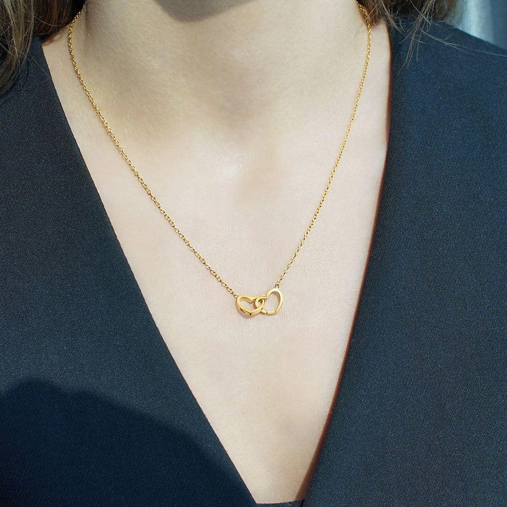 SPIN OF LOVE COLLAR CORAZONES ENTRELAZADOS®