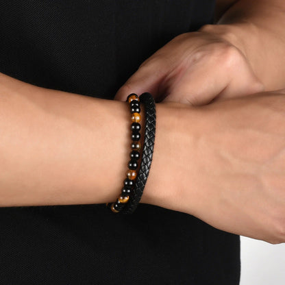 El Guardián – Pulsera de Protección con Ojo de Tigre para Hijo