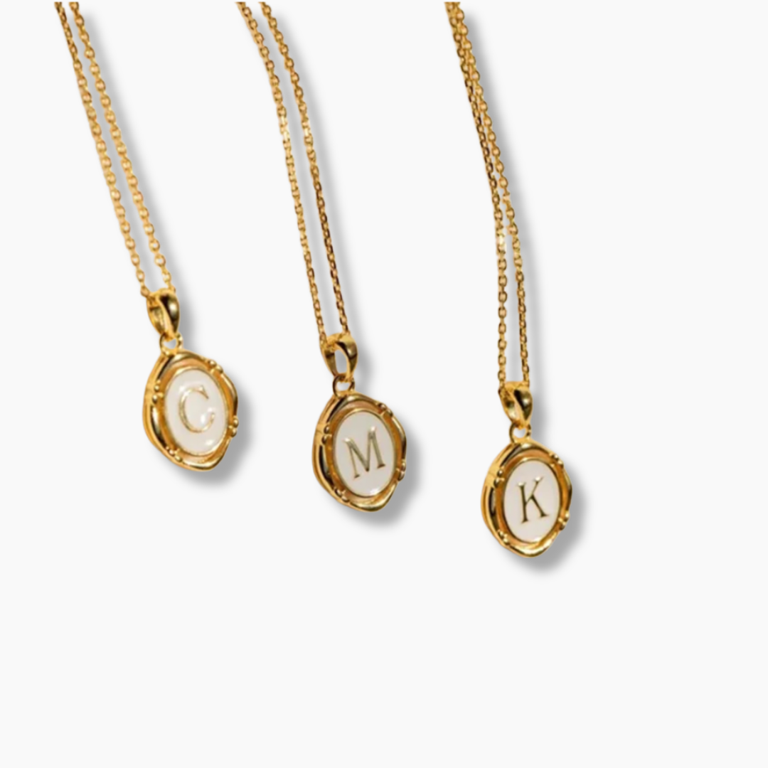 Collar Initial Pendant