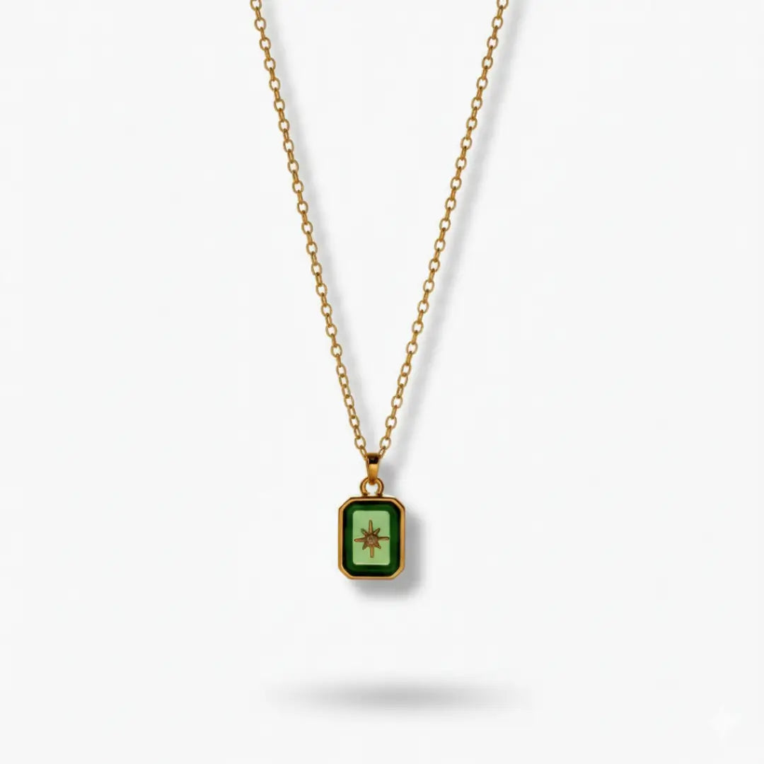 COLLAR NORTH STAR BIRTHSTONE