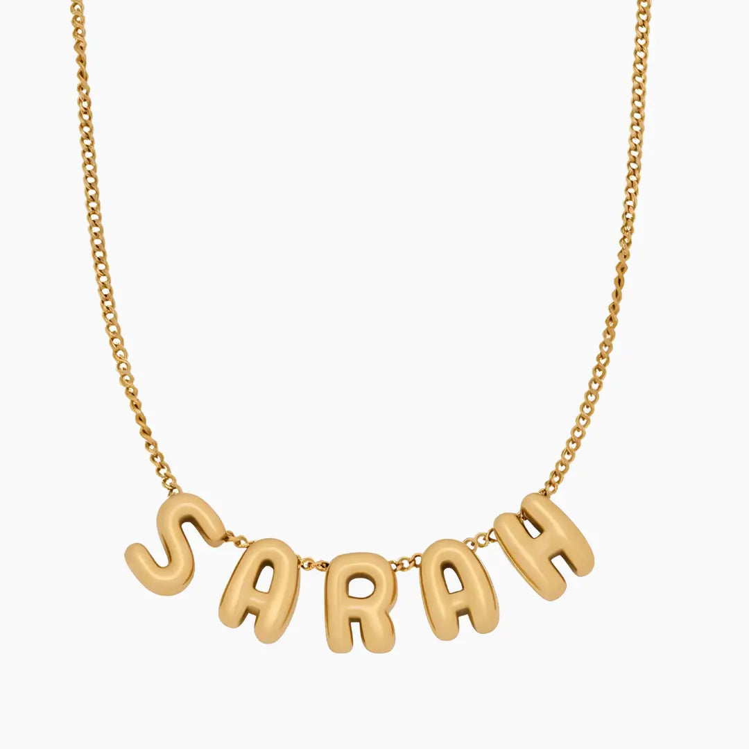 COLLAR BUBBLE CON NOMBRE PERSONALIZABLE